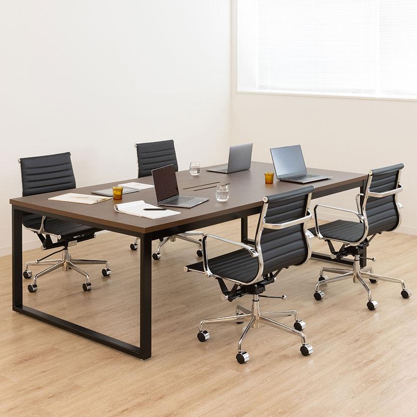 フリーアドレスデスク 8人用 ミーティングテーブル 会議用テーブル