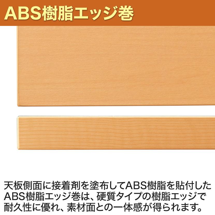 ミーティングテーブル 会議テーブル フリーアドレス ボート型 ワイヤリングBOXなしタイプ ポリッシュ脚 幅2400×奥行1000×高さ720mm CAD-2410B_5