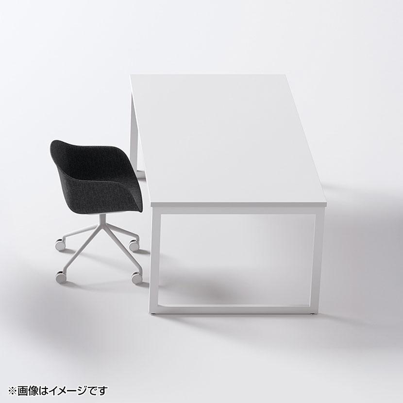 ミーティングテーブル QB 会議テーブル カウンタータイプ 抗菌天板 指紋レス(一部カラー) 幅1500×奥行450×高さ720mm QB-1545の画像