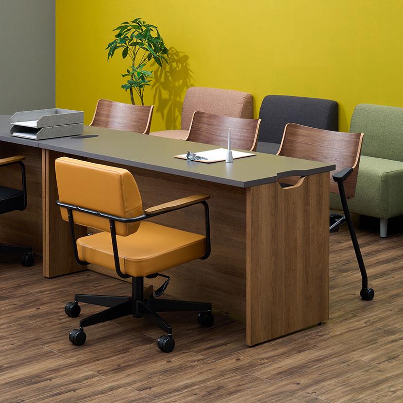 オフィスコム 法人様限定 レモダ 木製ローカウンター 受付カウンター