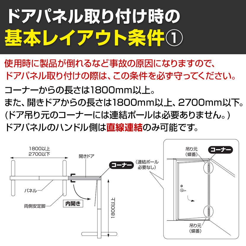 オフィスコム 法人様限定 日本製 オプション ECパーテーション用開き