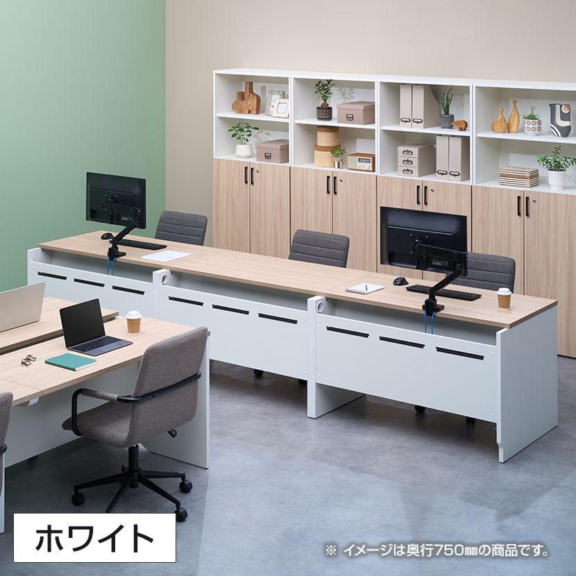 大きめの事務机です。　近郊なら配達します。 送料無料】 オフィスデスク 平机 幅1000×奥行700×高さ700mm 配線