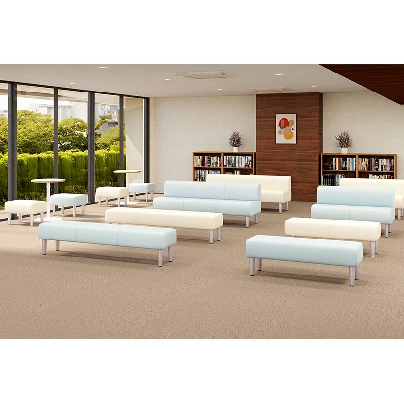 オフィスコム 法人様限定 ロビーチェア パブリックベンチ 待合 業務用