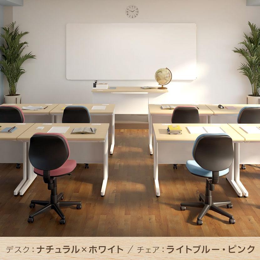 法人様限定 デスクチェアセット スチールデスク 平机 1000+布張り オフィスチェア RD-1_7