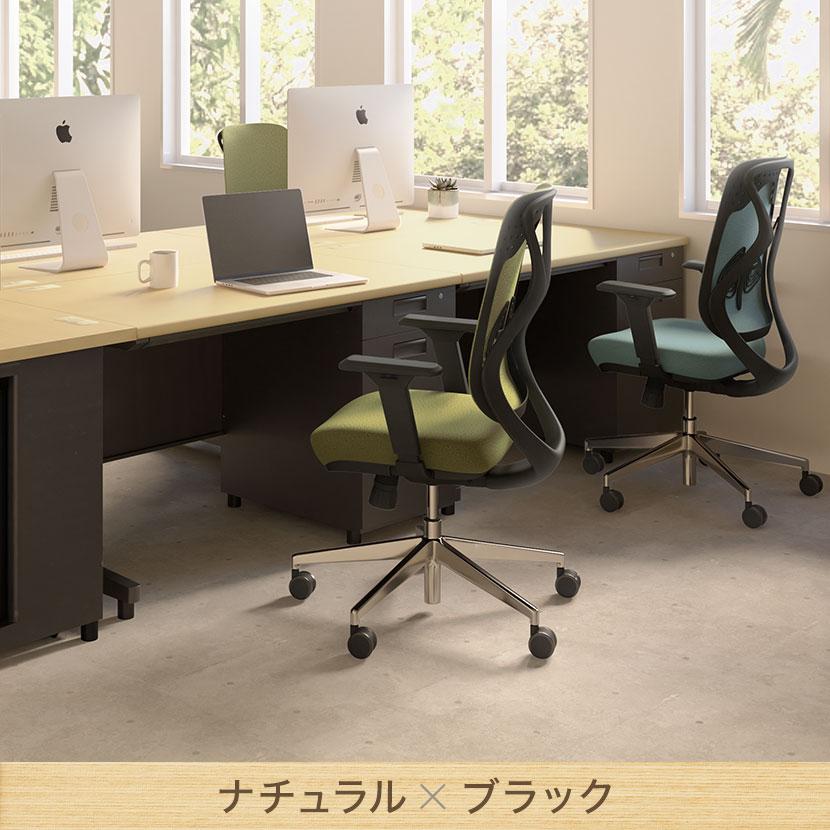 法人様限定 オフィスデスク スチールデスク 両袖机 幅1400×奥行700mm デスク 机 事務机 パソコンデスク PCデスク 役員デスク 社長デスク ブラック 黒 | オフィスコム | 09