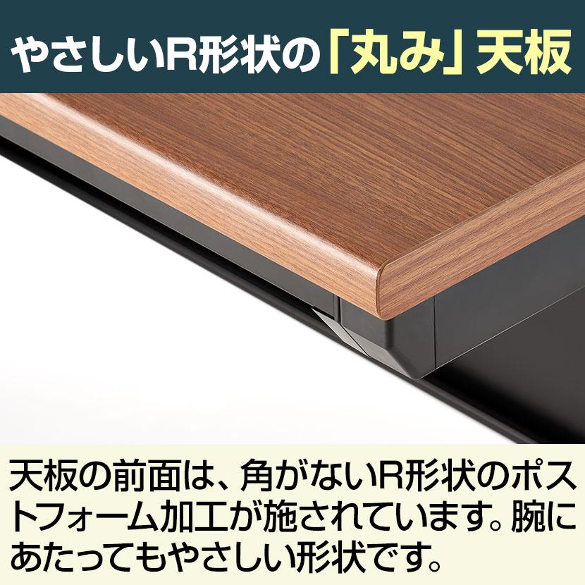 法人様限定 オフィスデスク スチールデスク 両袖机 幅1600×奥行700mm デスク 机 事務机 パソコンデスク PCデスク 役員デスク 社長デスク ブラック 黒 | オフィスコム | 16