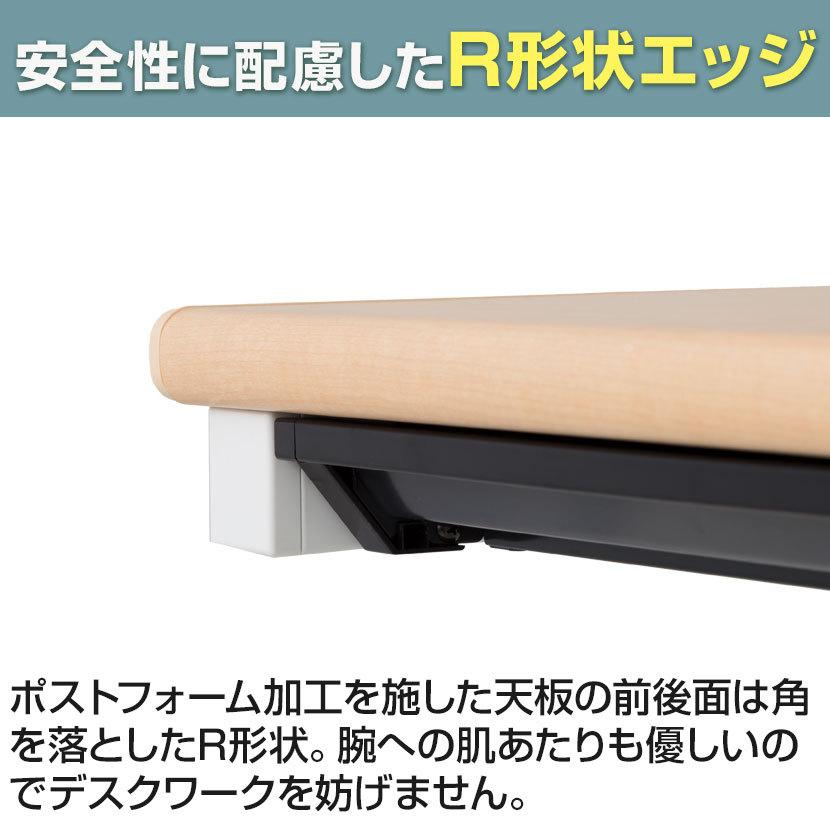 法人様限定 オフィスデスク スチールデスクSH2 片袖机 幅1000×奥行700mm デスク 事務机 パソコンデスク PCデスク ワークデスク 引き出し付 プラス PLUS_9