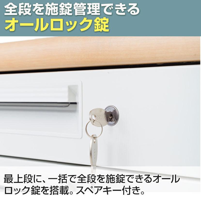 法人様限定 オフィスデスク スチールデスクSH2 片袖机 幅1000×奥行700mm デスク 事務机 パソコンデスク PCデスク ワークデスク 引き出し付 プラス PLUS_12