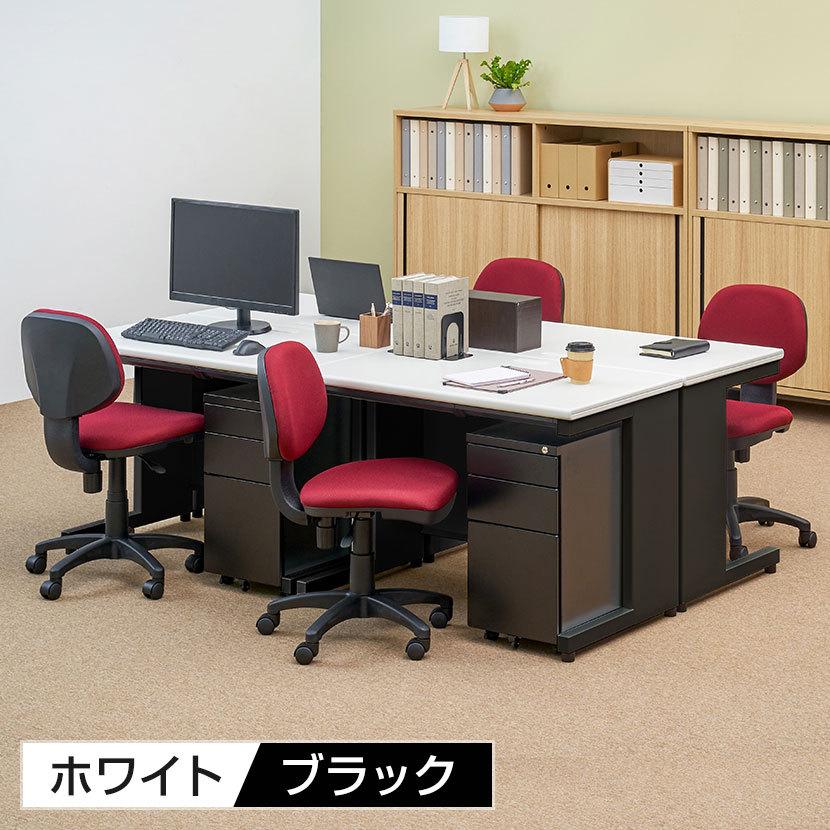 法人様限定 オフィスデスク スチールデスクSH2 片袖机 幅1000×奥行700mm デスク 事務机 パソコンデスク PCデスク ワークデスク 引き出し付 プラス PLUS_6