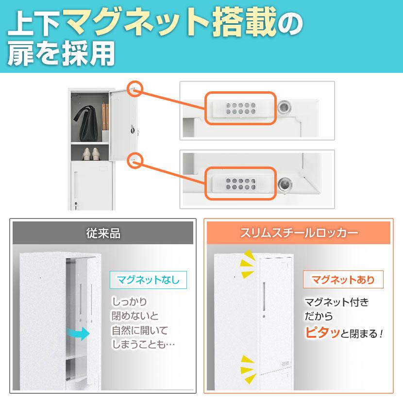 オフィスコム 法人送料無料 ロッカー 3人用 OCスチールロッカー