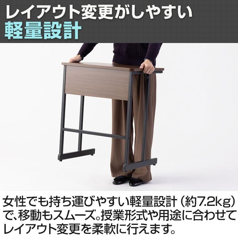 オフィスコム OC 1人用コンパクト研修デスク 幕板付き 幅600×奥行450