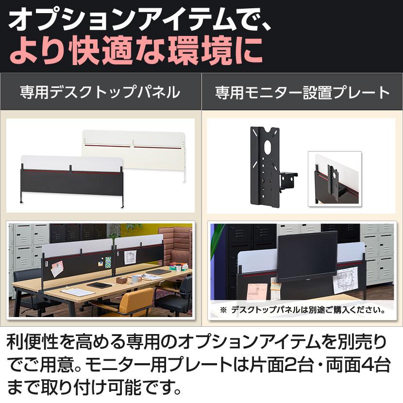 在庫処分特価 法人様限定 TRシリーズ フリーアドレスデスク 幅1200×奥行1200×高さ720mm 配線ダクト付き ミーティングテーブル 会議用テーブルの画像