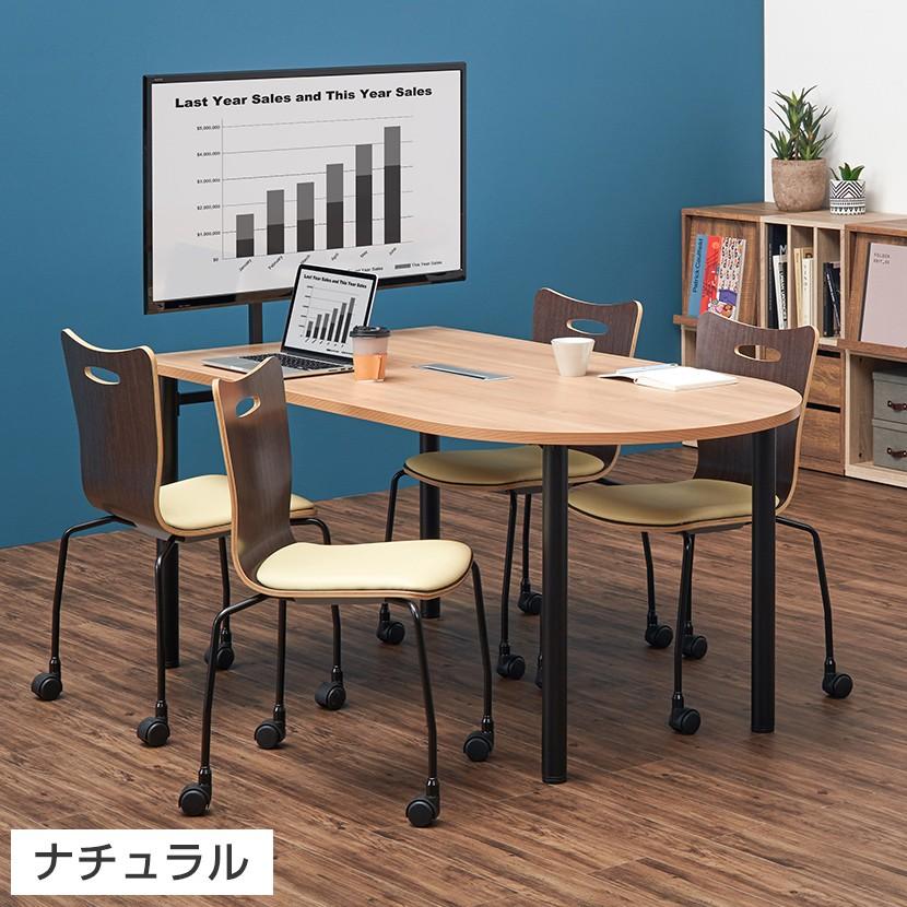 オフィスコム＋IO DATA U型オフィスミーティングテーブル2＋モニター付き オフィスコム 法人様限定 U型ミーティングテーブル2 モニター