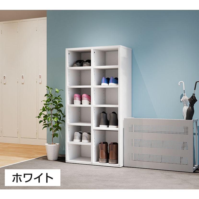 オフィスコム 法人様限定 シューズラック 下駄箱 2列6段 12人用 オフィスコム 法人様限定 シューズラック 下駄箱 2列6段 12人用