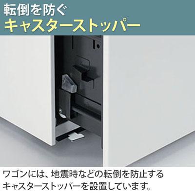 3V1NGK アドバンス ADVANCE 片袖机 標準タイプ 右袖 3段 中央引出し付き(A3対応) 幅1100×奥行600×高さ720mm (オカムラ)の画像