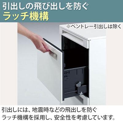 3V1SAL アドバンス ADVANCE 片袖机 標準タイプ 右袖 3段 中央引出し付き(A3対応) 幅1000×奥行700×高さ720mm (オカムラ)の画像
