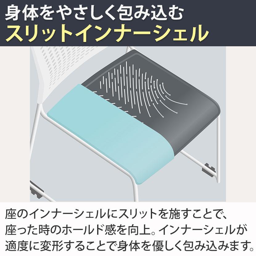 オカムラ 8105XB ケッテ Kette ミーティングチェア 会議椅子 オカムラ 8105XB ケッテ Kette ミーティングチェア 会議椅子