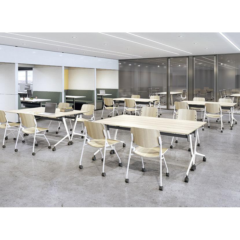 okamura サイドフォールドテーブル 1800