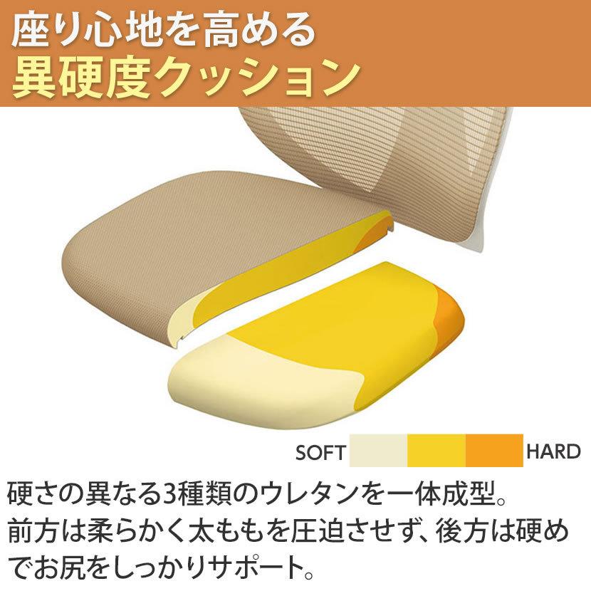 オカムラ オフィスチェア サブリナ ハイチェア 肘なし デスクチェア 椅子 チェア スツール ホワイトボディ ハンガー付き ランバー無し C834HW_28