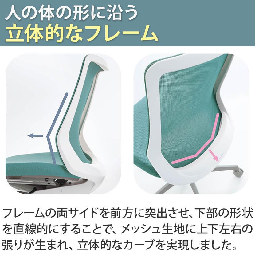 オフィスチェア オカムラ フルーエント fluent デスクチェア ワークチェア チェア ハイバック アジャストアーム ホワイトボディ ゴムキャスター CB85XWの画像