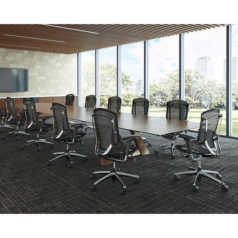 【限定品】 オカムラ コンテッサ セコンダ ContessaII エクストラハイバック デスクチェア 座クッション シルバーフレーム ブラックボディ ウレタンキャスター CC87YR 【NA2381179770】(85500円)