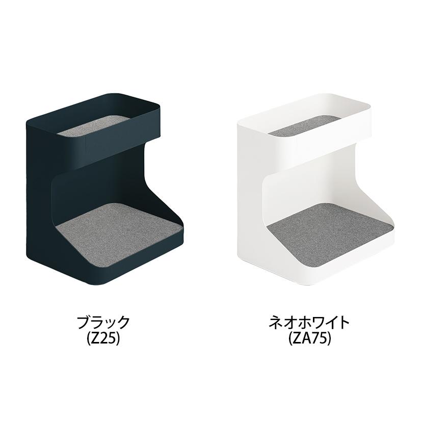 オカムラ ライブス Lives ワゴン ロータイプ DD32BB サイドワゴン デスク収納 荷物置き 幅450×奥行345×高さ455mm キャスター 奥行600mm用 ブラック/ホワイト | ライブス | 04