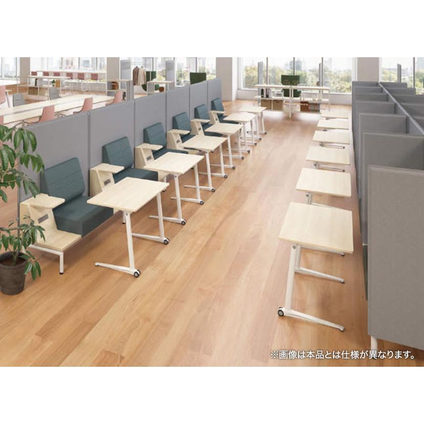2023年製 オカムラ ライブス キャスター付きパーソナルテーブル ライブス オカムラ Lives パーソナルテーブル MS85CK スクエア天