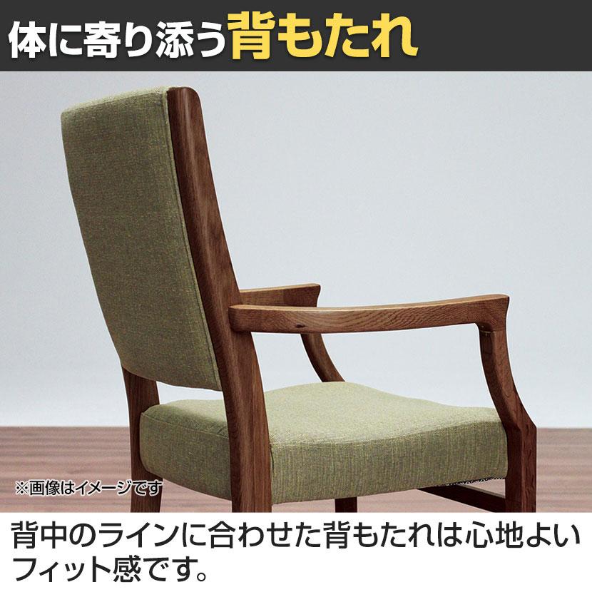 オリバー 福祉介護用チェア S・CW-2210A ビニールレザーCL39 肘付き 抗菌 耐アルコール 耐次亜塩素酸 日本製 幅550×奥行590×高さ860mmの画像