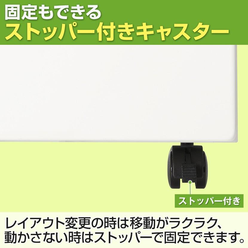 法人様限定 オフィスワゴン サイドワゴン 2段 ワゴン 鍵付きワゴン 下段フルオープン 幅393×奥行510×高さ470mm シリンダー錠 デスクワゴン ホワイト ブラック | オフィスコム | 15