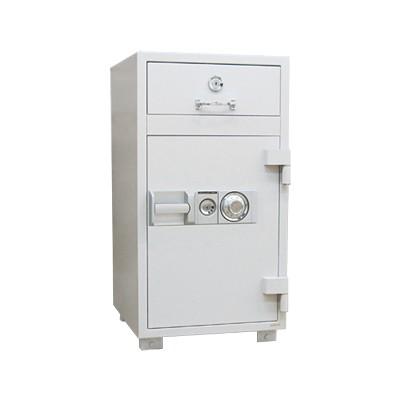 投入式耐火金庫 ダイヤル式 幅494×奥行555×高さ940mm 151kg 56L P94 ダイヤセーフ オフィス 金庫 事務所 店舗 大型金庫 業務用 夜間投入耐火金庫 防火金庫 | ダイヤセーフ