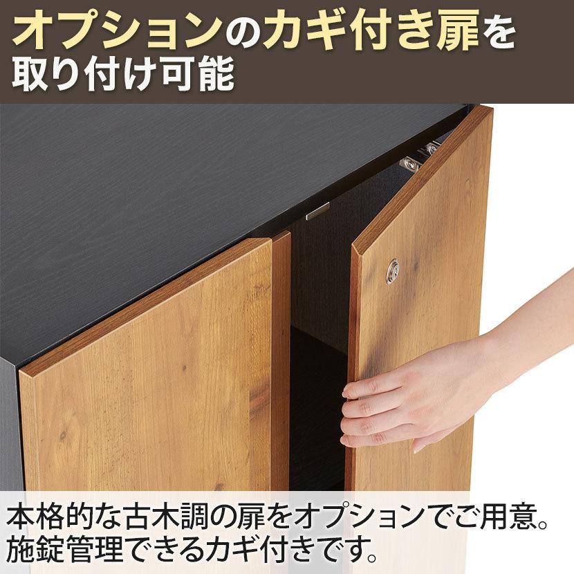 法人様限定 キャビネット ペスパ2.0 オープンラック ハイタイプ 5段 収納棚 書庫 オープンシェルフ 書類棚 書類収納 可動棚 幅600×高さ1874mm ブラックの画像