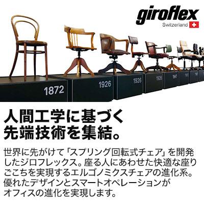 オフィスチェア メッシュ 事務椅子 デスクチェア PLUS ジロフレックス 353シリーズ ハンガーなし ヘッドレスト肘付 アルミ脚 353-9028RS-Nの画像