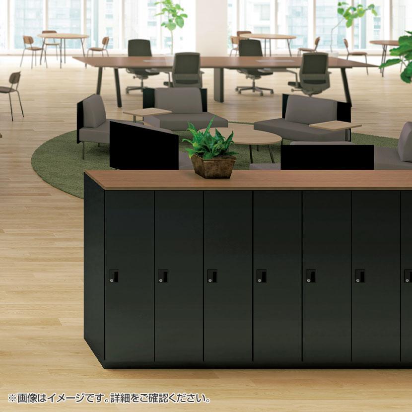 NL-V140-6FS NL パーソナルロッカー 6人用バーチカル ブラック シリンダー錠 幅900×奥行450×高さ1400mm プラス(PLUS)_2
