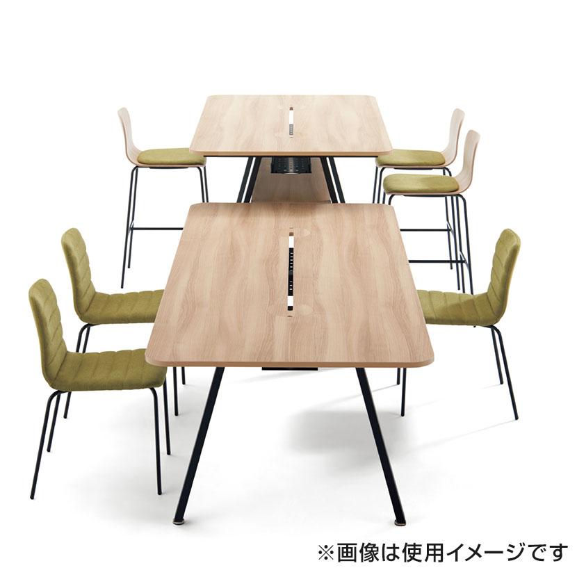 DC-WFC33S WORK FRAN ワークフラン ラウンジチェア カウンターチェア ハイチェア 背座クッション オフィスラウンジ 幅450×奥行535×高さ985mm プラス(PLUS)の画像