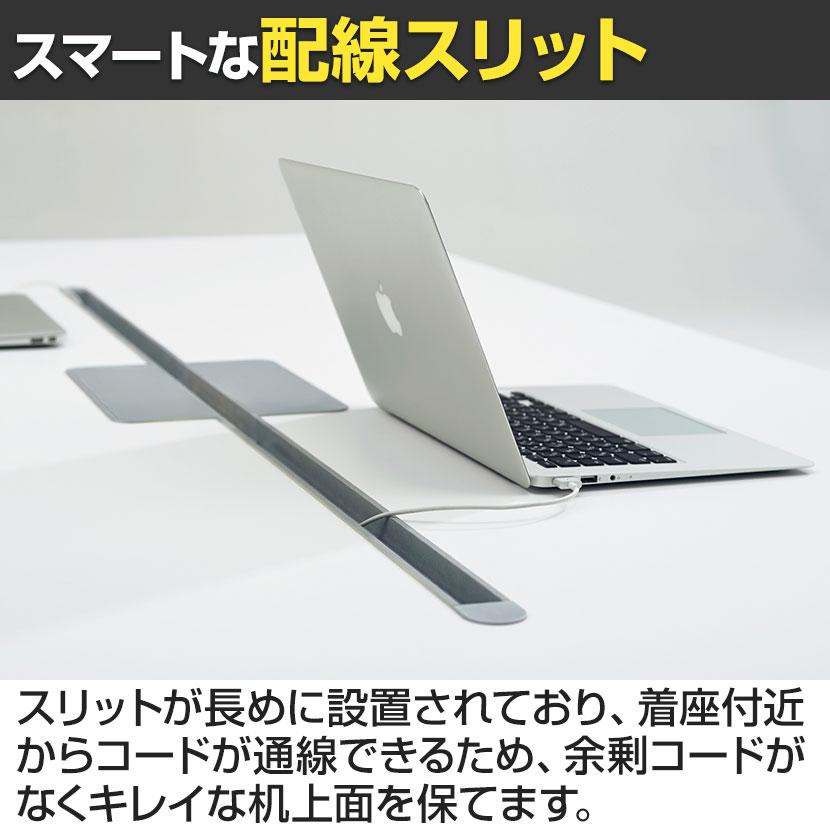 抗菌加工 FV-2012M LM FV 会議テーブル ミーティングテーブル 配線スリットタイプ 天板マホガニー 幅2000×奥行1200×高さ720mm プラス(PLUS) SIAAの画像