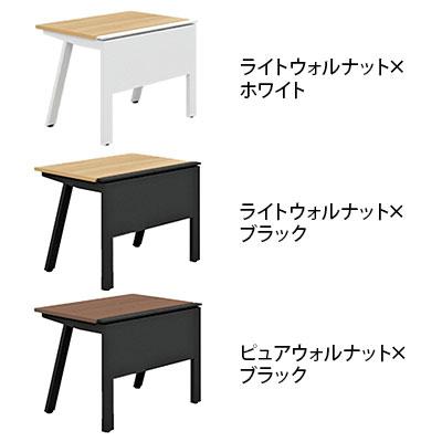 GE-N107KB Genela ジェネラ 片面ストレート ベースセット フリーアドレスデスク オフィスデスク 抗菌 幅1000×奥行700×高さ720mm プラス(PLUS)_2
