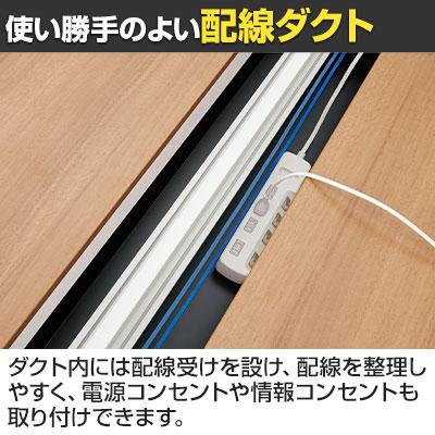 GE-N1816WB Genela ジェネラ 両面ストレート ベースセット フリーアドレスデスク オフィスデスク 幅1800×奥行1625×高さ720mm プラス(PLUS)_10