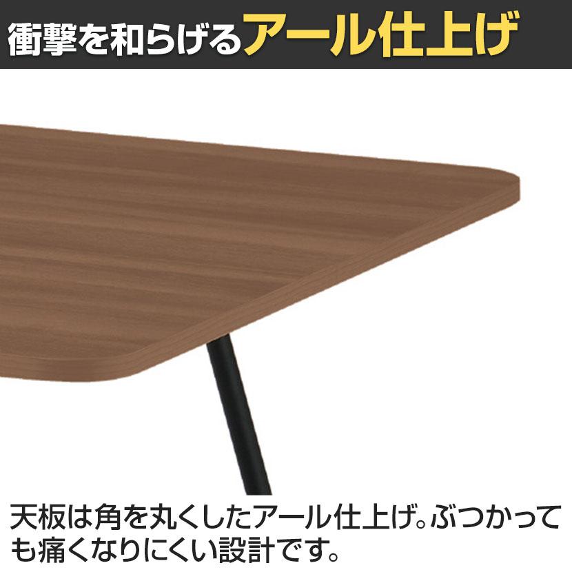 WorkHarbor(ワークハーバー) プラス(PLUS) WorkHarborテーブル スクエア形 会議用テーブル 配線口付き 抗菌 耐指 HB-1212SH 幅1200×奥行1200×高さ720mm_8