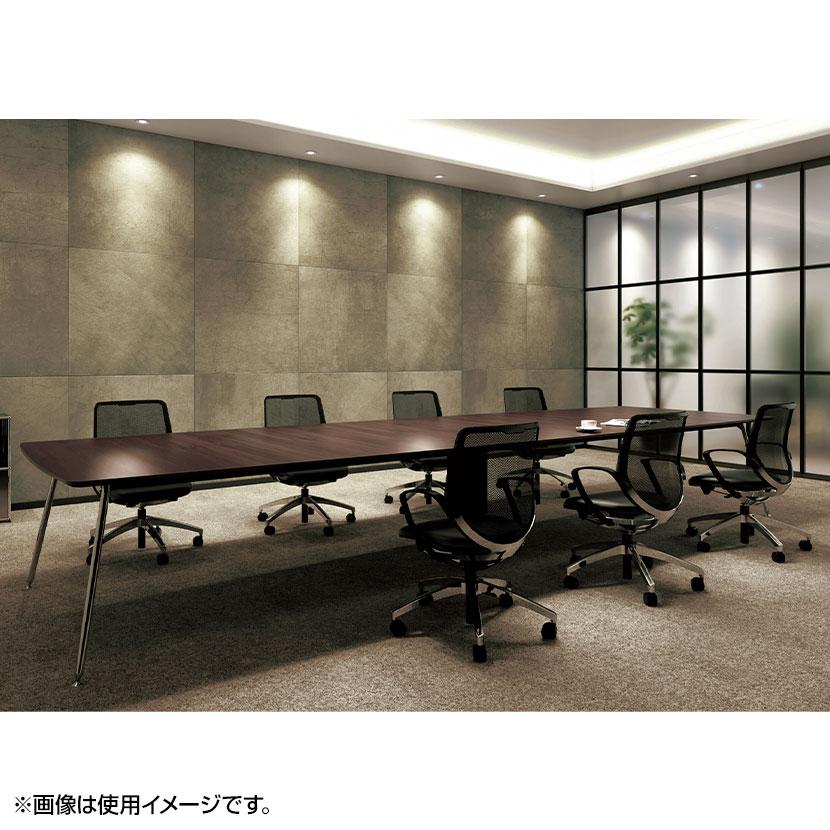 IN-3212SB INTEO インテオ 会議テーブル エグゼクティブテーブル スクエア形 中間ボックス脚 脚クロムメッキ 幅3200×奥行1200×高さ720mm プラス(PLUS)_3
