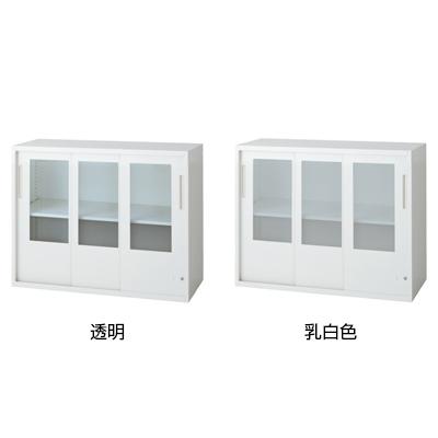 L6 3枚引違いガラス保管庫 L6-70SGN 幅900×奥行450×高さ720mm_2