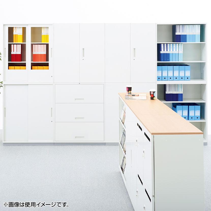 PLUS L6-G105L-4MD L6 パーソナルロッカー 下置き 4人用 ダイヤル錠 W4