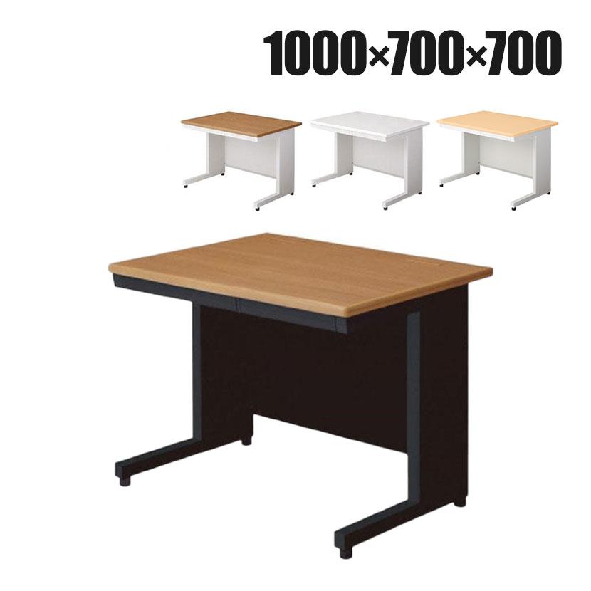 PLUS（プラス） リード 平机 L字脚 (引出し付) 幅1000×奥行700×高さ 