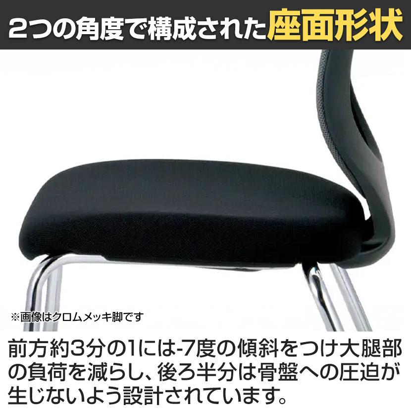PLUS（プラス） ミーティングチェア ジロフレックス 353 会議椅子 4本 