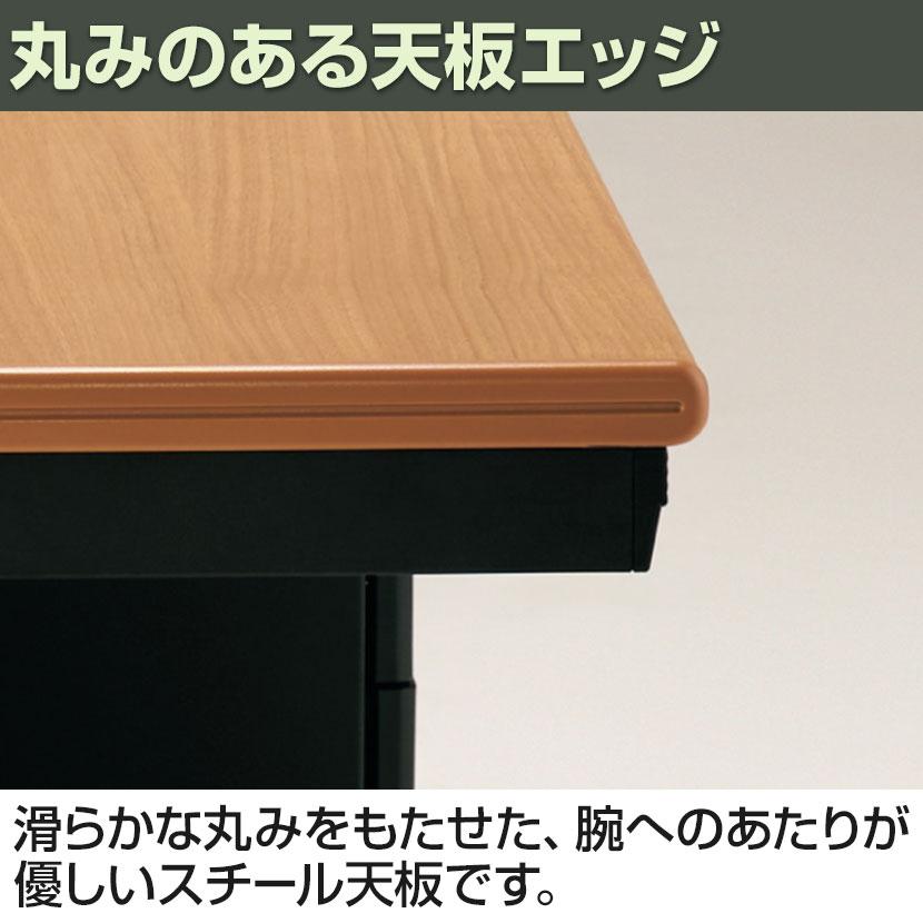 SA-107A-3 SA エスエー オフィスデスク ワークデスク 片袖机 A-3段袖 幅1000×奥行700×高さ720mm プラス(PLUS)の画像