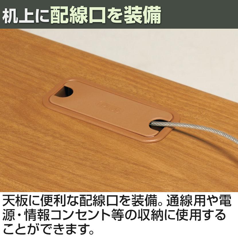 SA エスエー スタンダードデスク オフィスデスク ワークデスク 片袖机 A-3段袖 幅1600×奥行600×高さ720mm SA-N166A-3 プラス(PLUS)の画像