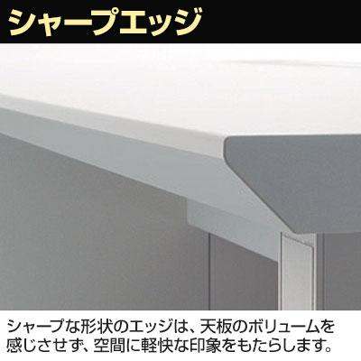4人用 会議用テーブル ミーティングテーブル STAGEO FREE 両面ベース 幅2000×奥行1200×高さ720mm ST-N206W-B 【要】