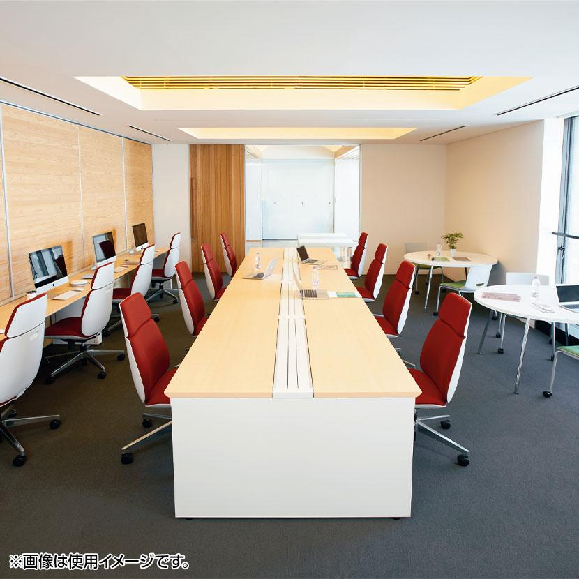 ST-K187W-B STAGEO FREE 片面ベースタイプ フリーアドレスデスク 幅1800×奥行700×高さ720mm PLUS(プラス)の画像