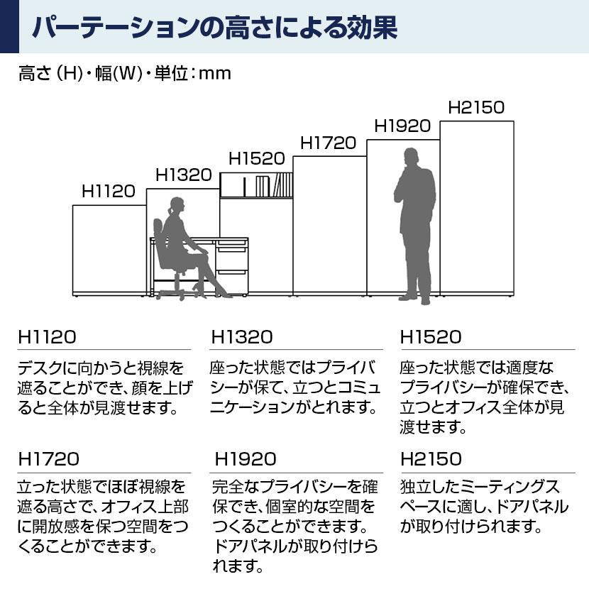 TFパネル(PETクロス) TF-0421R W4 幅450×奥行45×高さ2150mm｜officecom｜10