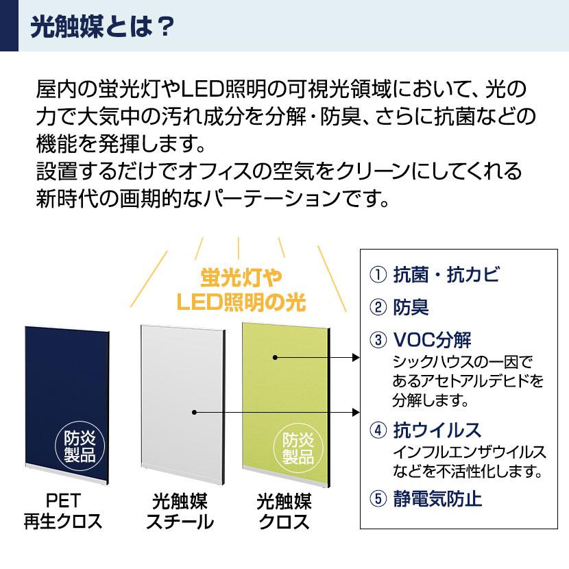 TFパネル透明ガラス TF-0919G W4 幅900×奥行45×高さ1920mm｜officecom｜09