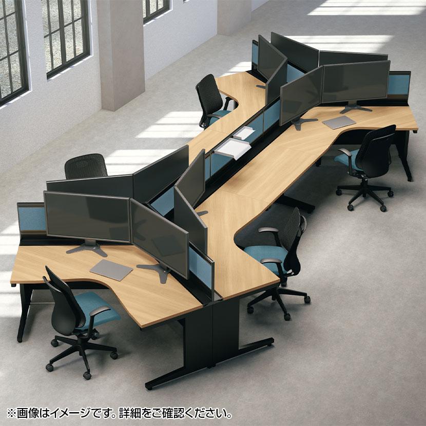 UR-127WH US-W 平机 スチールデスク 本体ホワイト オフィスデスク 幅1200×奥行700×高さ720mm プラス(PLUS)｜officecom｜05